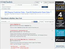 Tablet Screenshot of buffalo-ny.nydailyclassifieds.com
