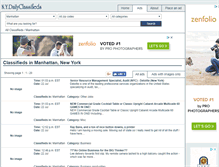 Tablet Screenshot of manhattan-ny.nydailyclassifieds.com